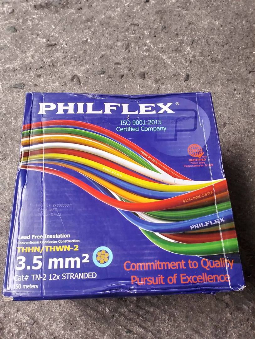 thhn wire philflex Specs: 3.5mm (Category: Everything Else Others) located in Manila. Submitted by joeyroque09 (Listing ID 1437258167, Image 1). Description: thhn wire philflex Specs: 3.5mm Price: 6435.