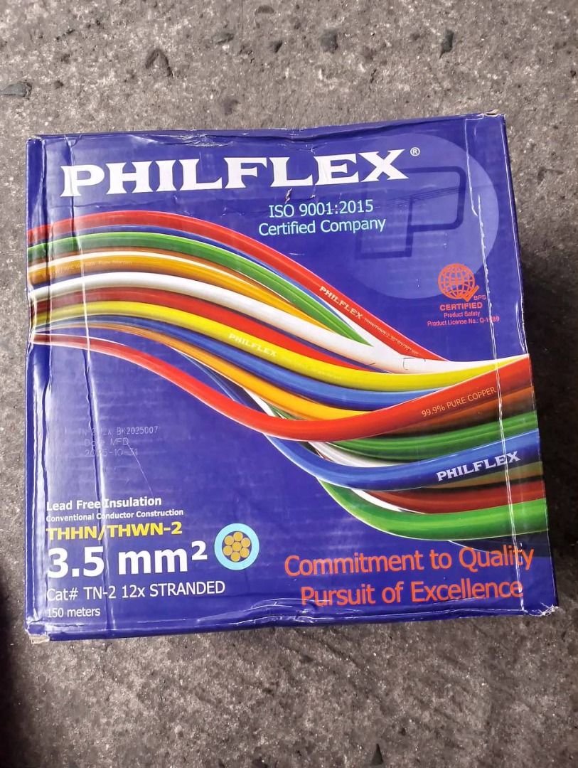 thhn wire philflex Specs: 3.5mm (Category: Everything Else Others) located in Manila. Submitted by joeyroque09 (Listing ID 1437258167, Image 3). Description: thhn wire philflex Specs: 3.5mm Price: 6435.