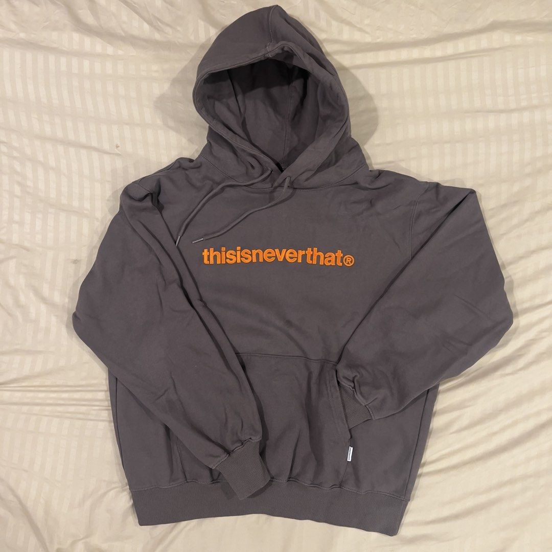 thisisneverthat Brown Hoodie (Category: Hoodies) located in Paranaque City. Submitted by btslite (Listing ID 1437380940, Image 1). Description: - thisisneverthat brown hoodie - Orange logo on the front - Size: M (22x25) - No issues - Hood with drawstrings - Kangaroo pocket ⚠️ Condition: Pre-loved / second-hand. Not brand new—may have minimal signs of use. 📍 Location: Parañaque City (near SM Bicutan) 💳 Payment: GCash / Bank Transfer/BPI/BDO 🚚 S