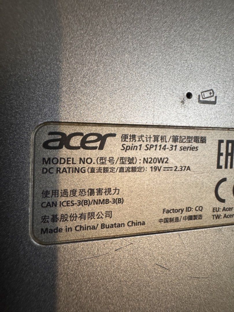 Touch screen Acer Spin 1 SP114-31 Laptop451286189118607363