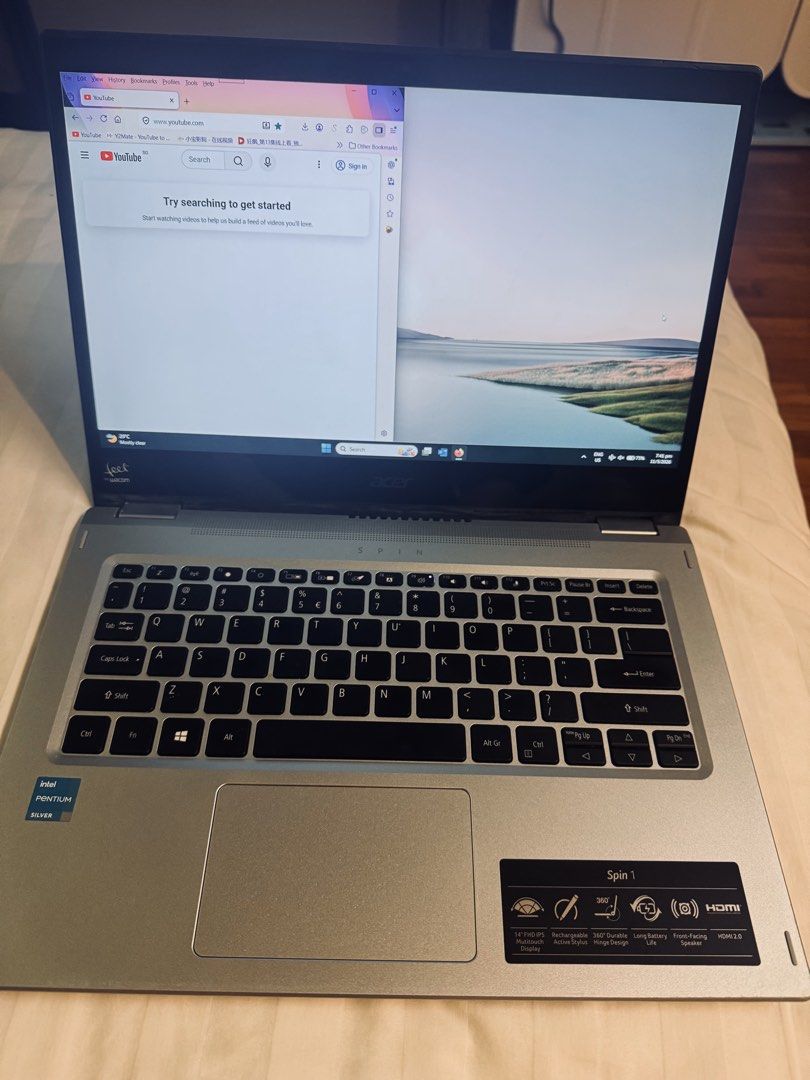 Touch screen Acer Spin 1 SP114-31 Laptop451286189118607360
