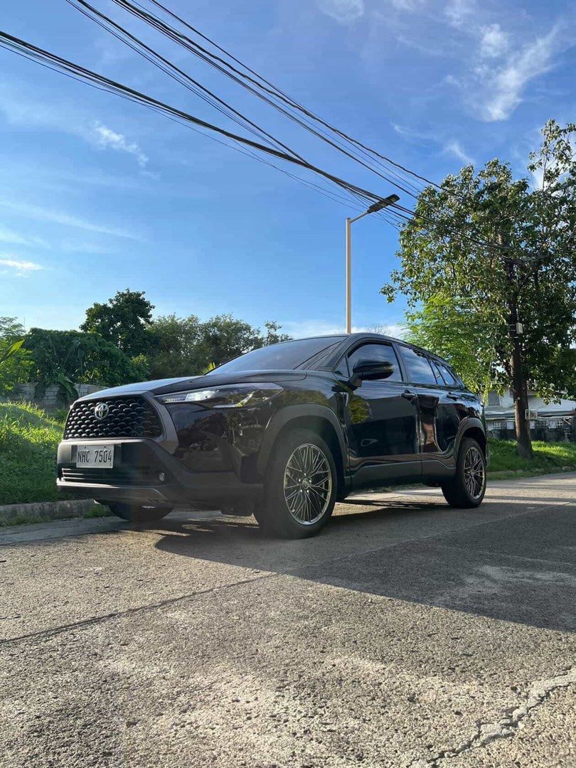 Toyota Corolla Corolla Cross 1.86GT Auto (Category: Used Cars) located in Manila. Submitted by takemystuffbuymystuff (Listing ID 1437256367, Image 2). Description: 2021 Toyota Corolla Cross · Suv · Driven 11,000 kilometres Toyota Corolla Cross 1.86 CVT -1.8L fuel efficient engine -Automatic transmission -Mileage 11k -Casa records (1st PMS done) -Color: Attitude Black -Plate ending 4 (Tuesday coding) -Ist owned -Push start button/reverse sensor&ca