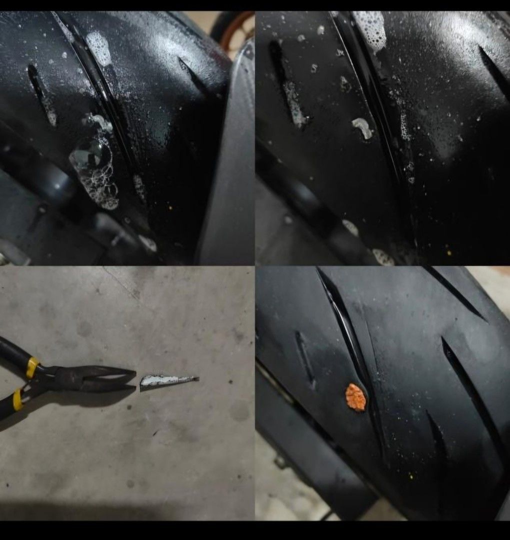Tyre patch (worming) (Category: Motorcycle Accessories) located in Singapore. Submitted by misterious.ice (Listing ID 1437289691, Image 1). Description: - Tyre patch (worming) service. - Repairs tyre punctures. - Convenient meetups in Singapore. - Contact via WA to arrange..