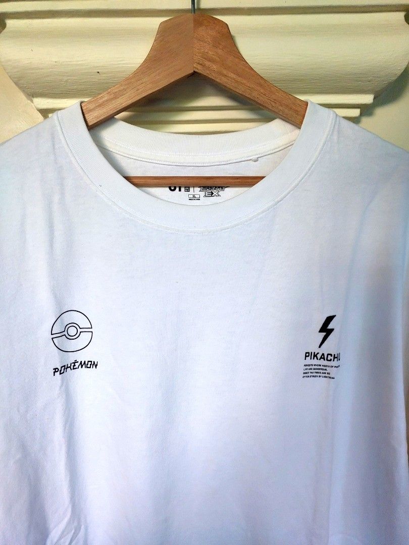 Uniqlo x Pokemon (Category: Tshirts & Polo Shirts ) located in Binan City. Submitted by redhamster (Listing ID 1437312579, Image 2). Description: Uniqlo UT x Pokémon Size: XL Measurement: 25 x 29 Price: ₱250 PRELOVED TEES & POLOS 👕 Mostly Uniqlo UT pieces & clean basics Sizes L–XXL (mostly XL) 💸 ₱100–₱300 only 📏 Measurements posted 📦 Ship / meetup 💬 Mine / PM first serve ⚡ Bundle = discount.
