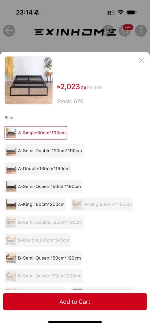 Uratex Deluxe 6’ Single Foam with Bed Frame (Category: Bed Frames & Mattresses) located in Manila. Submitted by chrstnjyjvr (Listing ID 1437241210, Image 3). Description: White po yung foam but maingat and malinis ang gumamit so same color parin siya as bought. Almost same price po ng pagkakabili ang pagsell kasi with bedframe na almost 2k nabili. Thank you.