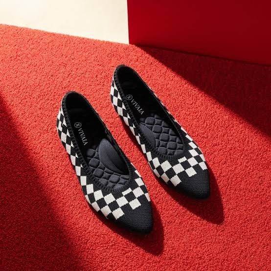 VIVAIA Checkered Flats Aria Walker 39.5 (Category: Flats & Sandals) located in Cebu City. Submitted by deecanon (Listing ID 1437349781, Image 1). Description: - VIVAIA flats - Classic checkered pattern - Pointed toe design - Comfortable insole - Black and white color - Perfect for everyday wear - bought from fellow caroseler but it doesnt fit 🥲 price +sf.
