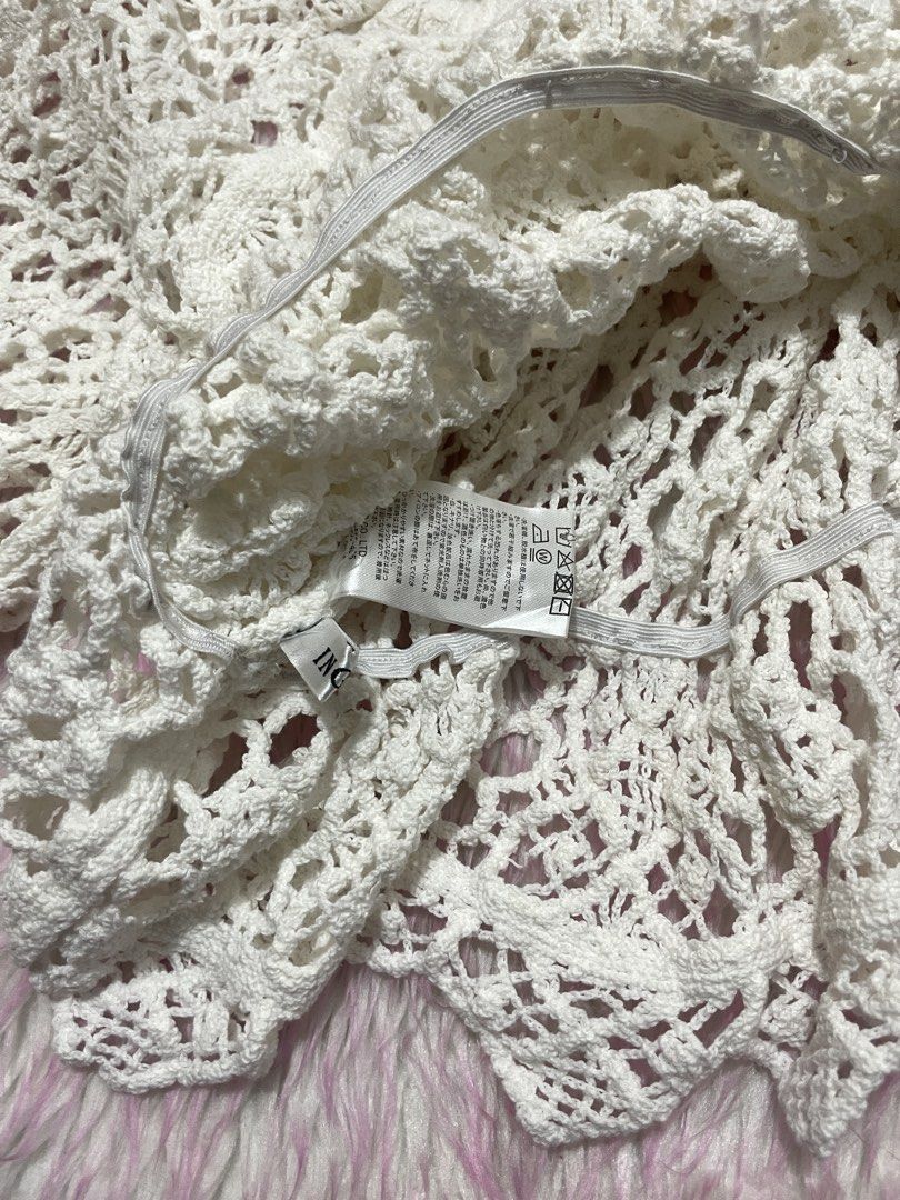white lace off shoulder boho summer see through top (Category: Blouses) located in Quezon City. Submitted by closetsos (Listing ID 1437377689, Image 3). Description: .
