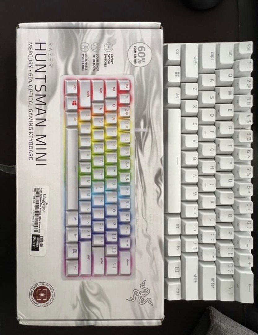 White razer huntsman mini451293384247889921