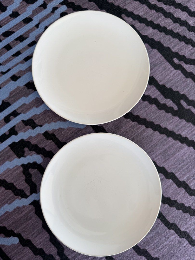 💝 IKEA White Stoneware Plates451843790796892162