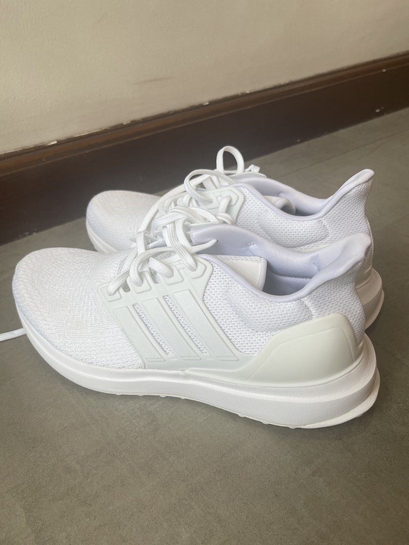 Adidas Ultraboost White Sneakers (Category: Sneakers) located in Mandaluyong City. Submitted by manilasyoungstunna (Listing ID 1437486432, Image 1). Description: Bought in an outlet in the US Never worn In amazing condition, pure white & smells like new shoe Logo inside worn off & some small marks due to handling (see last slide) Great basic shoe PRICE NEGOTIABLE! MESSAGE for more details - Adidas Ultraboost sneakers - Color: White - Size: UK 6.5