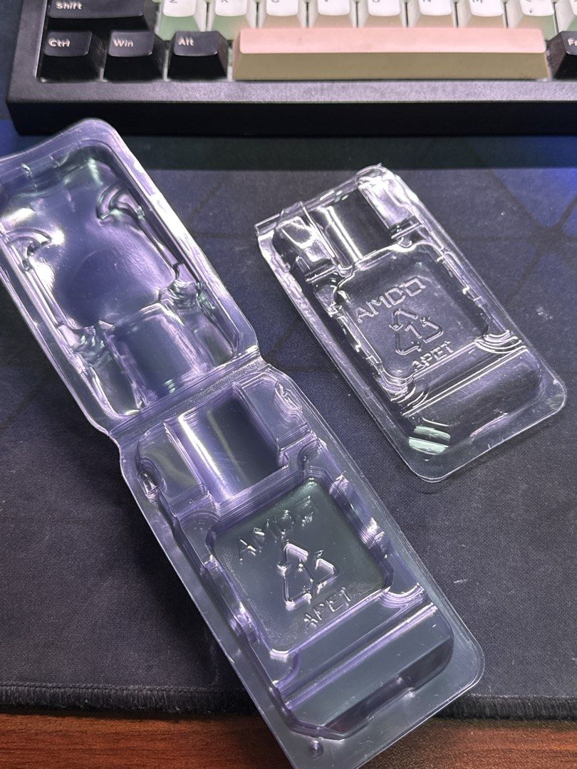 AMD CPU Tray Packaging Plastic clamp shell for AM4 AM5452480417378478080