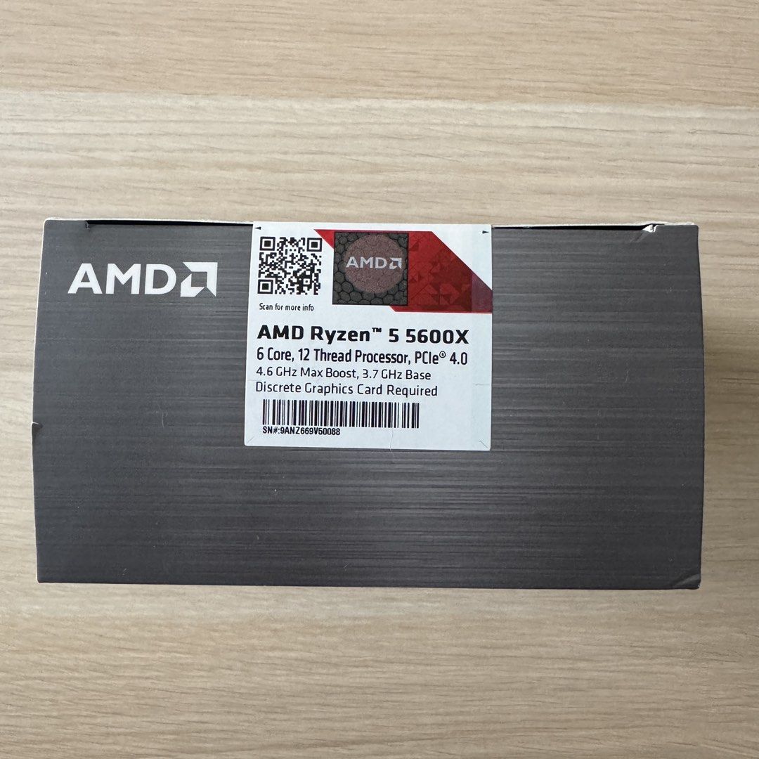 AMD Ryzen 5 5600X Processor CPU - Brand New452029169816709121