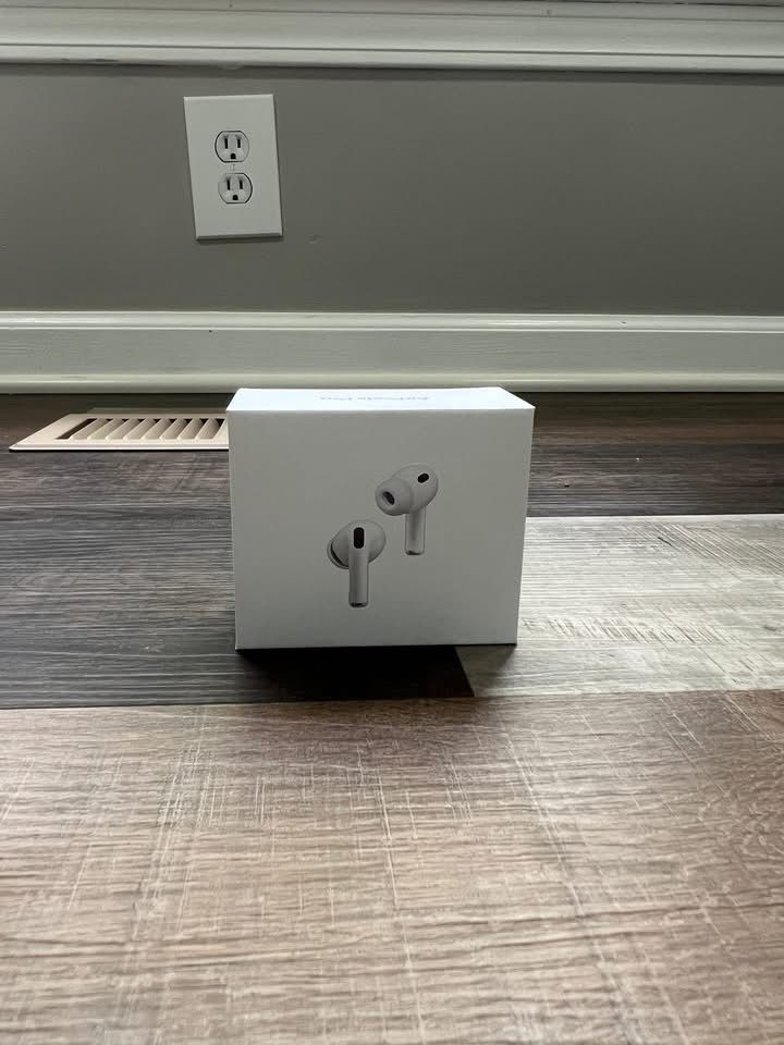 Apple AirPods Pro 3rd Gen (Category: Earphones) located in Caloocan City. Submitted by mrbigdreams (Listing ID 1437428951, Image 2). Description: - Apple AirPods Pro (3rd Generation) with charging case - Includes five ear tip sizes for a custom fit - Comes with a USB-C cable - Compatible with USB-C, Apple Watch, MagSafe, and Qi-certified chargers - Designed in California, made in Vietnam - Model numbers: A3064, A3065, A3063 - Serial number: M61YD