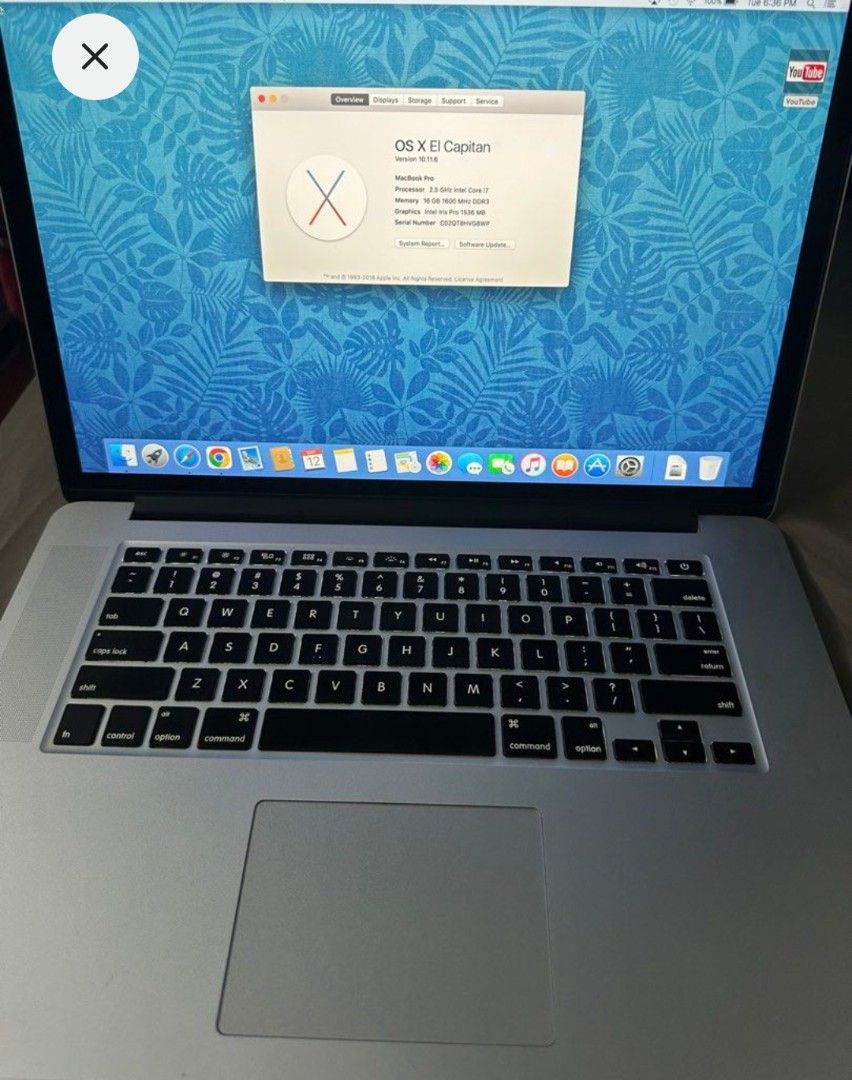 Apple MacBook Pro 15" (2015)452367833797775360
