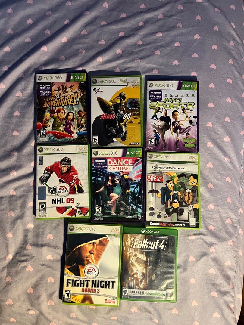 Assorted Xbox Games (Category: Xbox) located in Taytay. Submitted by shivroy16 (Listing ID 1437541501, Image 1). Description: 300 each! Untested. Previous owner had these for a while so condition has flaws includes: fallout 4, dance central mop: gcash/paymaya mod: lalamove or any delivery app sf shouldered by buyer.