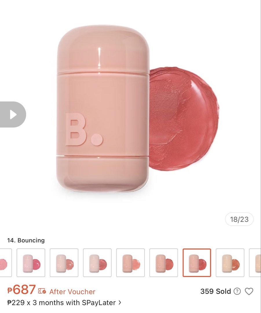 BANILA CO Romantic Blush Lip & Cheek #14 Bouncing (Category: Makeup) located in Paranaque City. Submitted by gotokloset (Listing ID 1437432601, Image 3). Description: Brand new and sealed - BANILA CO Lip & Cheek Tint Romantic Blush - Easy stick application - Creates a romantic blush effect.