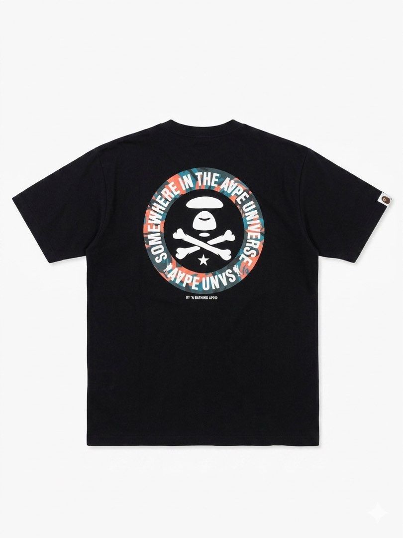 BATHING AAPE UNVRS T-shirt (Category: Tshirts & Polo Shirts ) located in Gapan. Submitted by curatedthrift67 (Listing ID 1437536117, Image 2). Description: 20x27 No Issue Good Condition Color rate : 10/10 350 + sf no refund policy unli vc unli vouch .