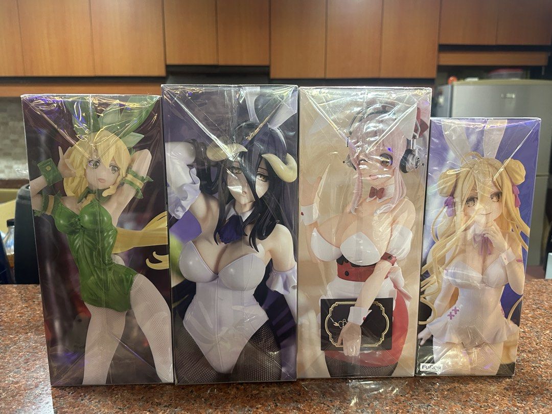 B-Cute Bunnies Figure Set (Category: Figurines & Statues) located in Manila. Submitted by astrayhashira (Listing ID 1437518992, Image 3). Description: - B-Cute Bunnies figure set - Featuring characters from: - Sword Art Online - Overlord - Super Sonico - Date A Live - All figures are in original, sealed packaging..