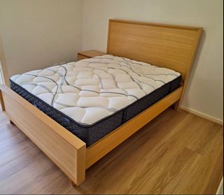 Bedframe and bed mattress, Furniture &amp; Home Living, Bedding &amp; Towels on ...