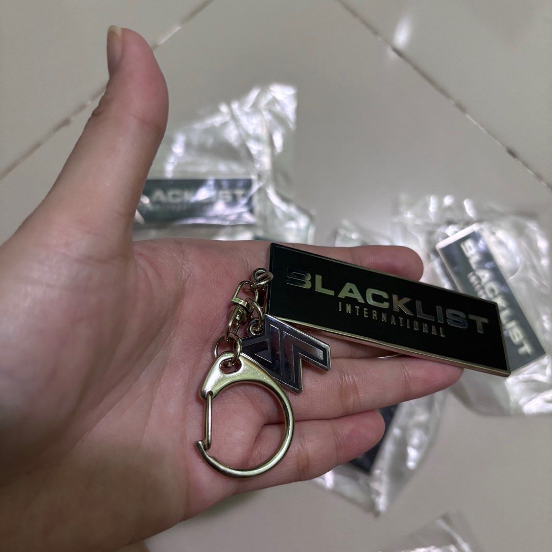Blacklist International Metal Keychain (Category: Other Merchandise) located in Paranaque City. Submitted by justamethyst (Listing ID 1437533510, Image 2). Description: • 50 each.
