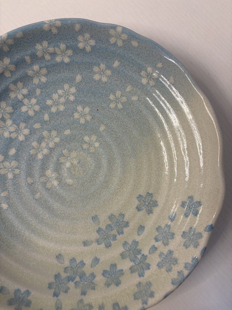Blue Sakura Swirl Breakfast Deep Plate (Category: Other Kitchenware & Tableware) located in Imus. Submitted by tableforfive (Listing ID 1437495419, Image 2). Description: Stoneware 8.5 inches Stock : 1 pc only.