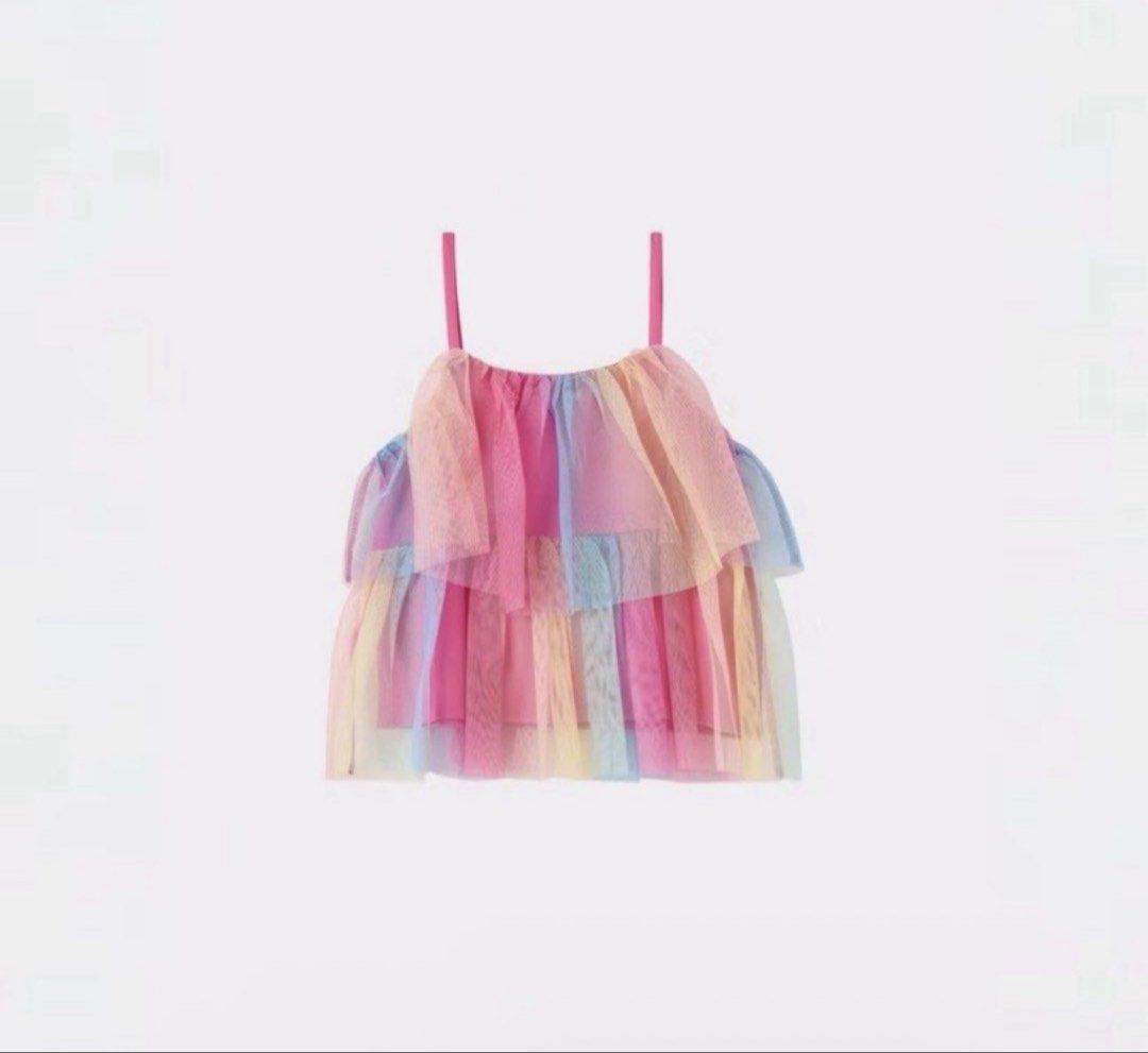 Brandnew Authentic Terranova Tulle Flounce Top (Category: Babies & Kids Fashion) located in Quezon City. Submitted by etcetcshop (Listing ID 1437518318, Image 3). Description: Brandnew Authentic Terranova Tulle Flounce Top Size: 12/13yo Washed but never worn Shipping thru j&t c/o buyer ‼️If your kids is bigger or smaller than average pls adjust accordingly‼️ ⚠️No rush shipping, allow up to 2 days to ship ⚠️No shipping on a weekend ⚠️Lp posted on 