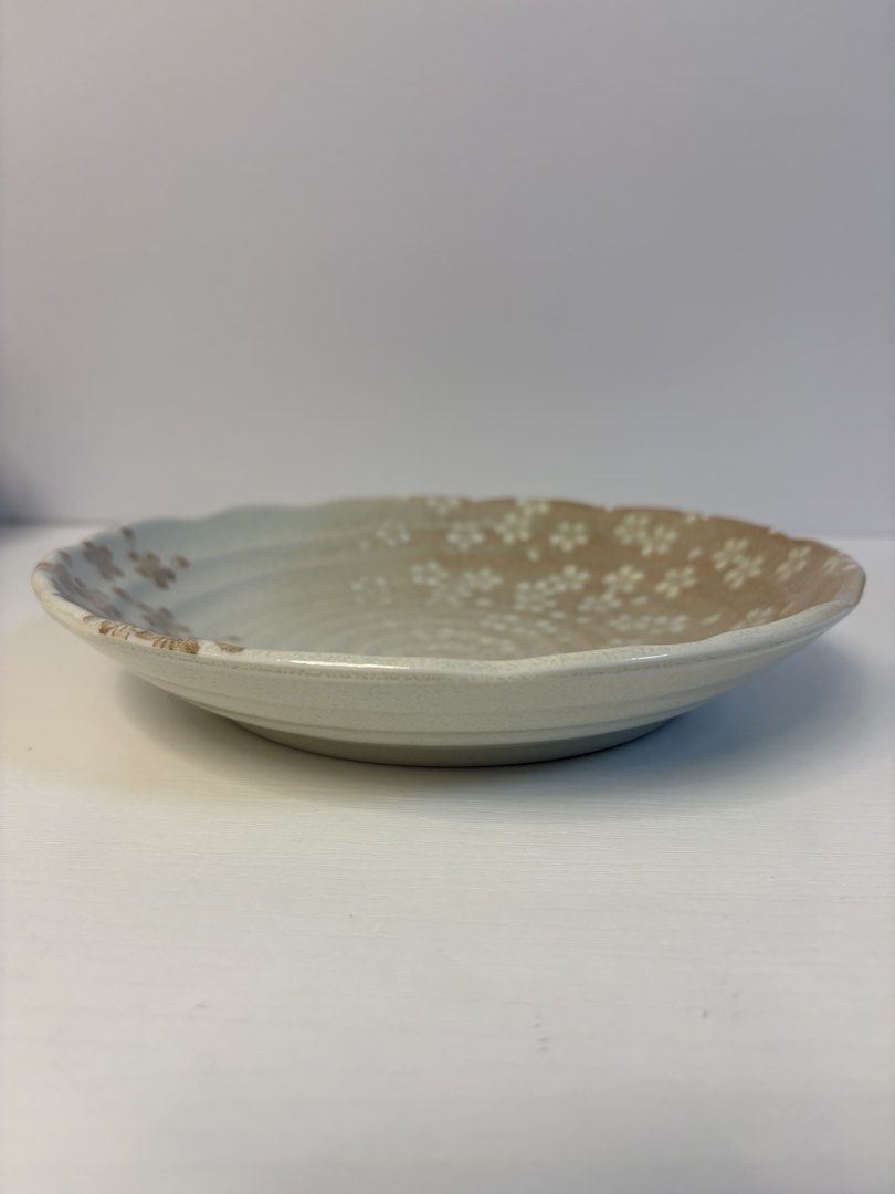 Brown Sakura Swirl Breakfast Deep Plate (Category: Other Kitchenware & Tableware) located in Imus. Submitted by tableforfive (Listing ID 1437490392, Image 3). Description: Stoneware 8.5 inches Stock : 1 pc only.