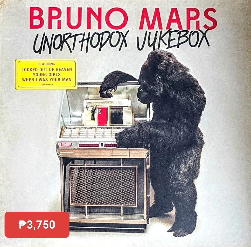 BRUNO MARS - UNORTHODOX JUKEBOX - VINYL LP (Category: Vinyls) located in Manila. Submitted by ramonrobin.cruz (Listing ID 1437419289, Image 1). Description: BRUNO MARS - UNORTHODOX JUKEBOX - VINYL LP = ₱3,750 Brand New sealed.