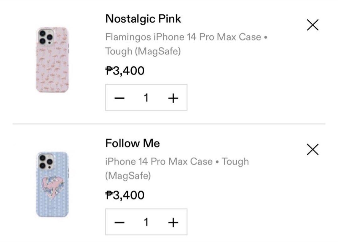 Burga Phone cases (iPhone 14 pro max) (Category: Cases & Sleeves) located in Las Pinas. Submitted by jeime (Listing ID 1437563495, Image 3). Description: - Burga Phone Cases - Available Designs: Bunny and Flamingo (Bunny sold!) Only Pink flamingo left - Stylish and Protective - Adds personality to your phone - 1500 each! (Price negotiable).