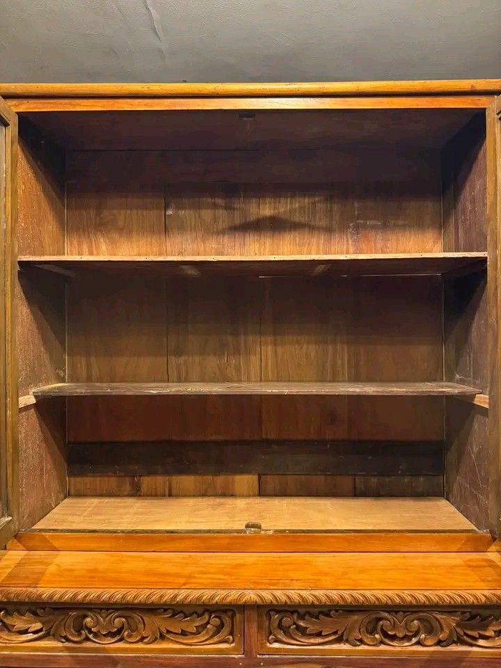 Cabinet (Category: Shelves, Cabinets & Racks) located in Manila. Submitted by carmelites36250 (Listing ID 1437581029, Image 3). Description: Vintage Narra Nuguid Kitchen Cabinet Height: 75 inches Length: 45 inches Width: 20 inches Solid Narra Sturdy and ready to use ₱18, 500.