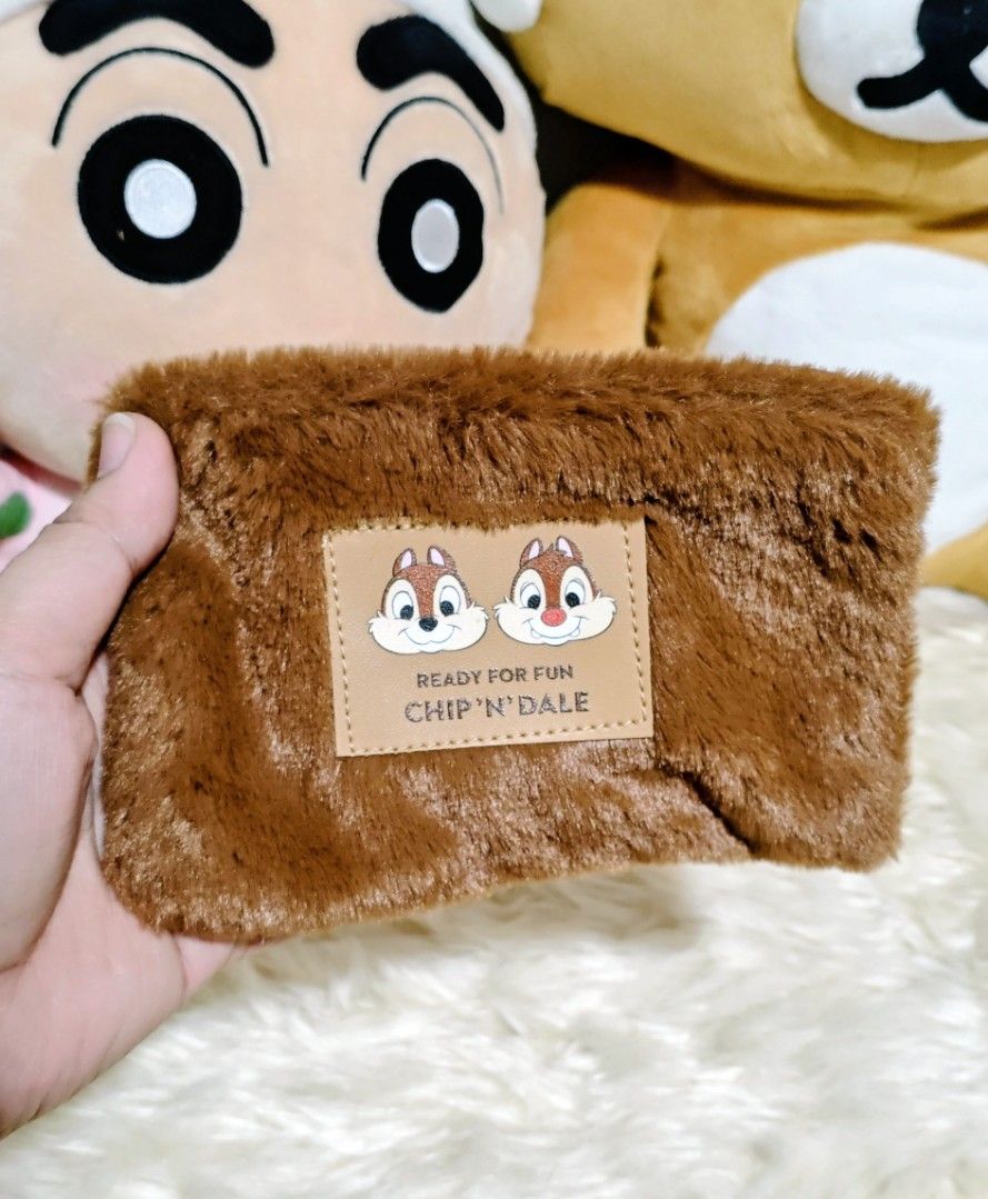 CHIP' N' DALE Coin Purse (Category: Purses & Pouches) located in Manila. Submitted by yourfavoritethings7 (Listing ID 1437465291, Image 1). Description: Made of cloth material. Easily foldable May missing piece lang sa zipper as seen on picture. Working ang zipper..