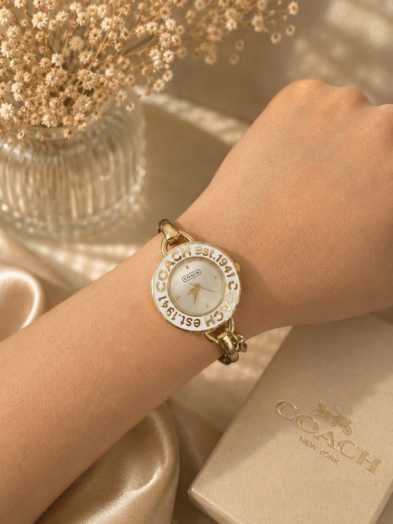 Coach bangle watch (Category: Women's Watches) located in Manila. Submitted by mabssy-2000 (Listing ID 1437456820, Image 3). Description: Coach bangle watch available .