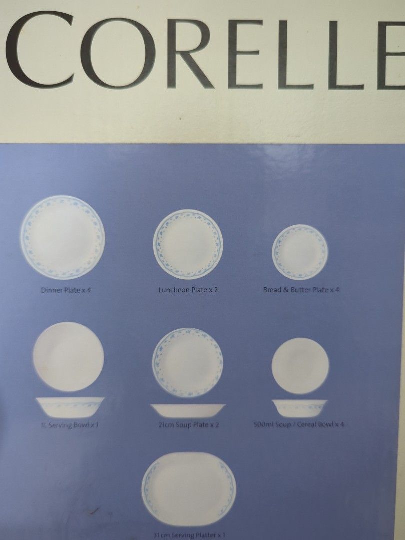 Corelle Morning Blue 18-Piece Dinnerware Set452220820118589441