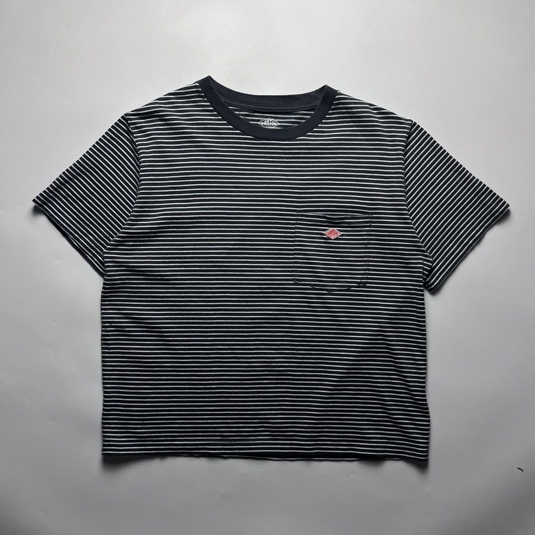 Danton Striped Pocket T-Shirt (Category: Tshirts & Polo Shirts ) located in Manila. Submitted by streetsavvy (Listing ID 1437493415, Image 1). Description: Danton Striped Pocket T-Shirt Size: Medium Width: 20” Length: 23” Shoulder: 17” Sleeve Length: 7” Hem: 20” measured in inches Condition: excellent condition No visible flaw.