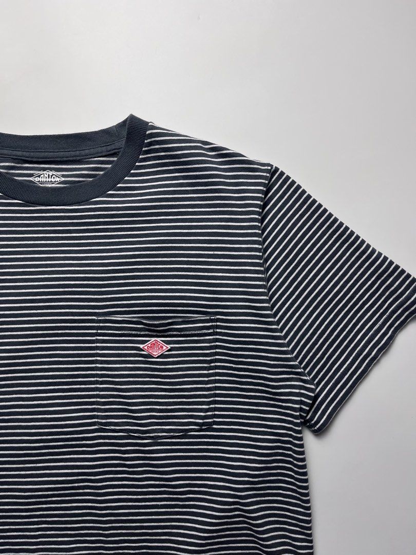 Danton Striped Pocket T-Shirt (Category: Tshirts & Polo Shirts ) located in Manila. Submitted by streetsavvy (Listing ID 1437493415, Image 2). Description: Danton Striped Pocket T-Shirt Size: Medium Width: 20” Length: 23” Shoulder: 17” Sleeve Length: 7” Hem: 20” measured in inches Condition: excellent condition No visible flaw.