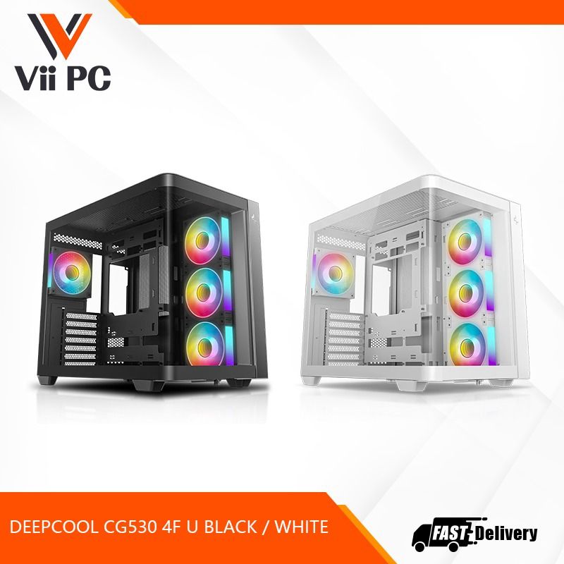 DEEPCOOL CG530 4F U BLACK / WHITE452145853634324480