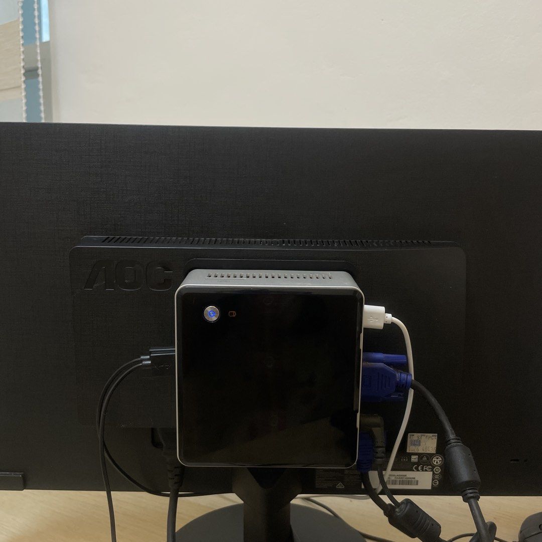 Desktop PC SET (Intel Pentium N3700, Mini CPU) (Category: Desktops) located in Angeles City. Submitted by prelove.ri (Listing ID 1437510293, Image 2). Description: Desktop PC Set — Ready to Use ✨ Intel Pentium N3700 (Mini CPU) (Negotiable for sure buyers) 📦 Inclusions: • Intel Pentium N3700 Mini CPU • AOC Monitor • AOC Keyboard & Mouse 💾 Storage: • 232GB Local Disk • 4GB RAM Good for: • Online classes • School/work • Browsing • Documents / Zoom