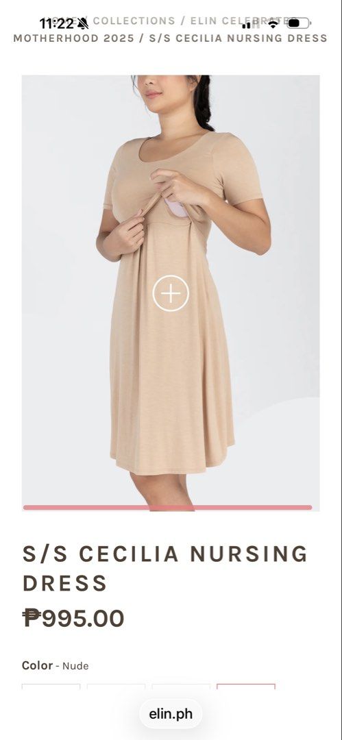 Elin Cecilia nursing/pumping dress (Category: Dresses) located in Bacoor. Submitted by mlgon1 (Listing ID 1437473886, Image 3). Description: - Navy and white striped nursing dress - Scoop neckline - Short sleeves - Fitted bodice with flared skirt - Discreet nursing access - Comfortable, breathable fabric - Perfect for breastfeeding mothers.