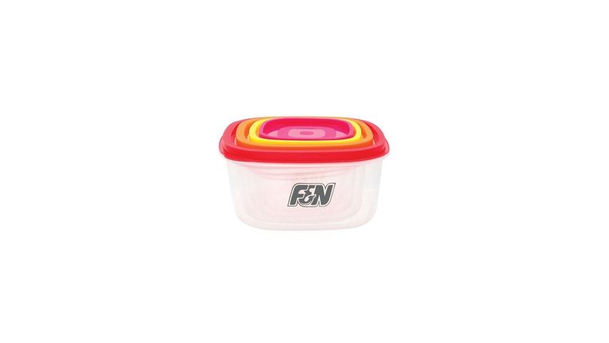 F&N Stackable Food Storage Containers - Set of 4451967590503567360