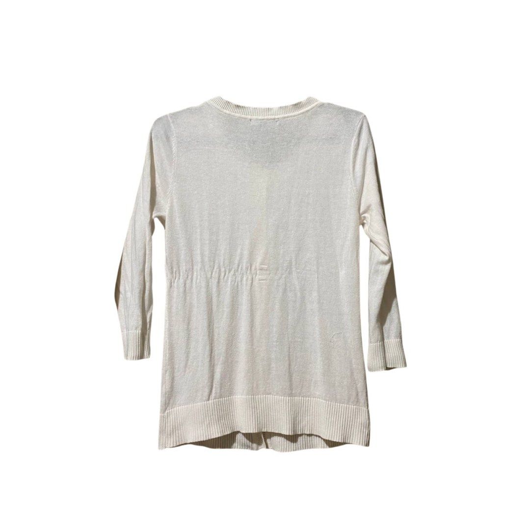 Forever 21 3/4 Light Pink Cardigan (Category: Longsleeves) located in Cavite. Submitted by star444ngel (Listing ID 1437449995, Image 2). Description: Medium, but leaning towards Small This is pinkish! Super light tint of pink .
