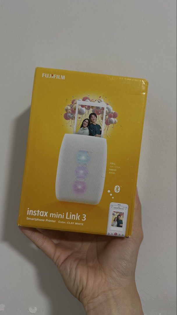 Fujifilm Instax Mini Link 3 Smartphone Printer - Clay White452267004155013120
