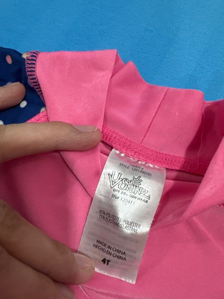 Girls Swimwear (Category: Babies & Kids Fashion) located in San Fernando. Submitted by kmscloset (Listing ID 1437556702, Image 3). Description: with skirt and hat.