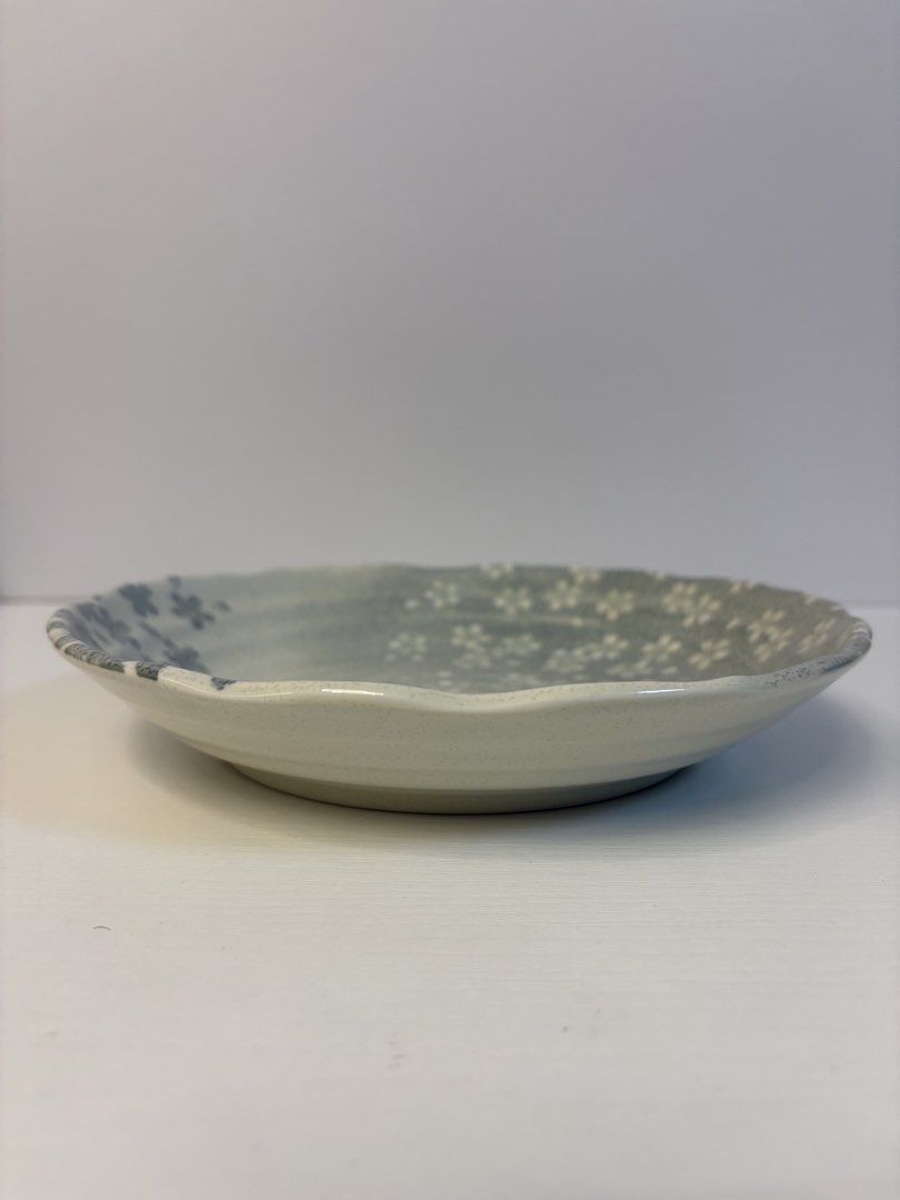 Grey Sakura Swirl Breakfast Deep Plate (Category: Other Kitchenware & Tableware) located in Imus. Submitted by tableforfive (Listing ID 1437490786, Image 3). Description: Stoneware 8.5 inches Stock: 1 pc only.