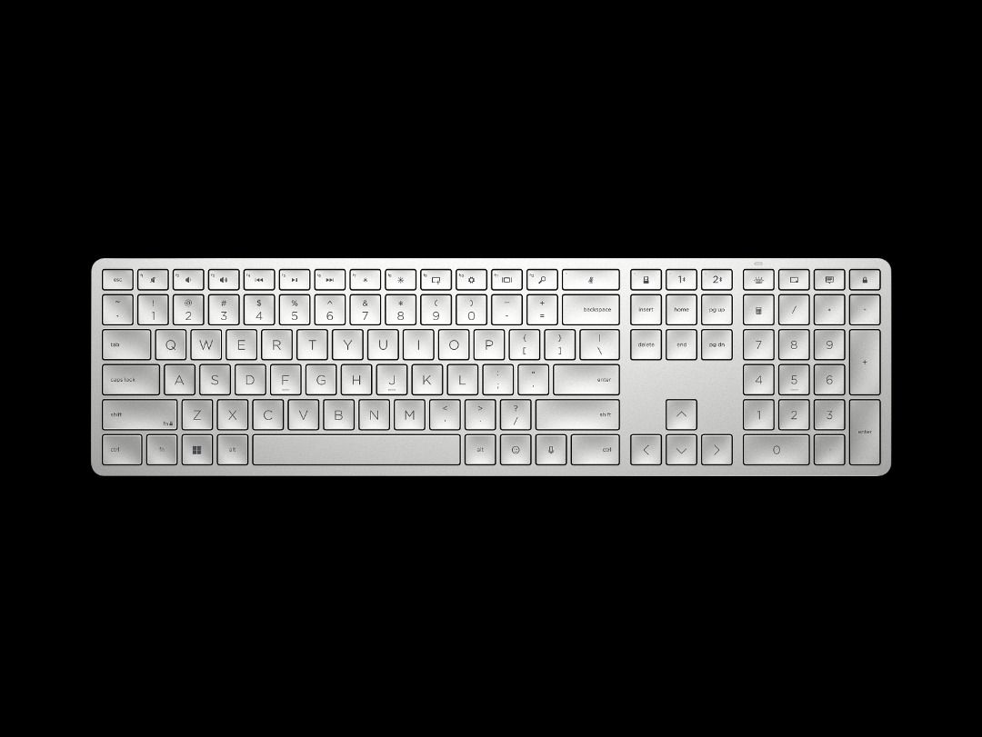 HP 970 Programmable Wireless Keyboard (Brandnew sealed) (Category: Computer Keyboard) located in Cavite. Submitted by itsreallymilcah (Listing ID 1437470087, Image 2). Description: Brandnew sealed HP 970 Programmable Wireless Keyboard. Compatibility: Windows 10, Windows 11, mac OS Color: Silver Brandnew price 5,895 Datablitz (please see attached photo) I only got this from a raffle, and is not needed. FREE DELIVERY..