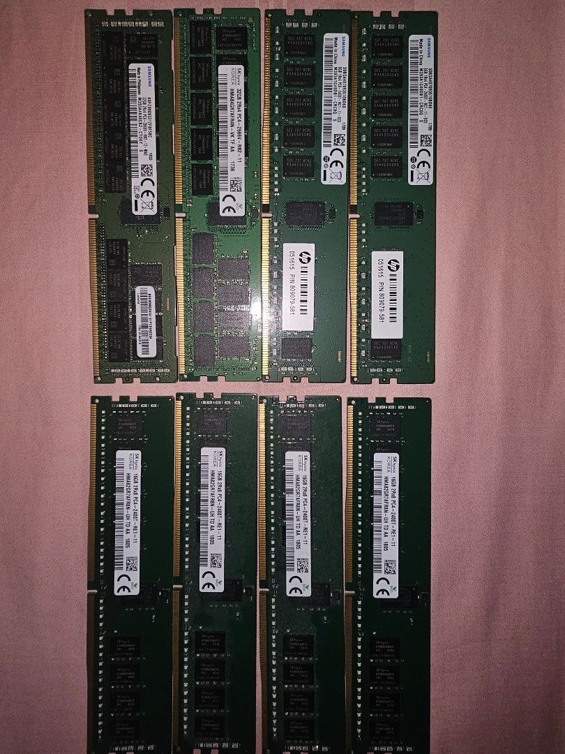 HP and Samsung DDR4 RAM452480418280253440