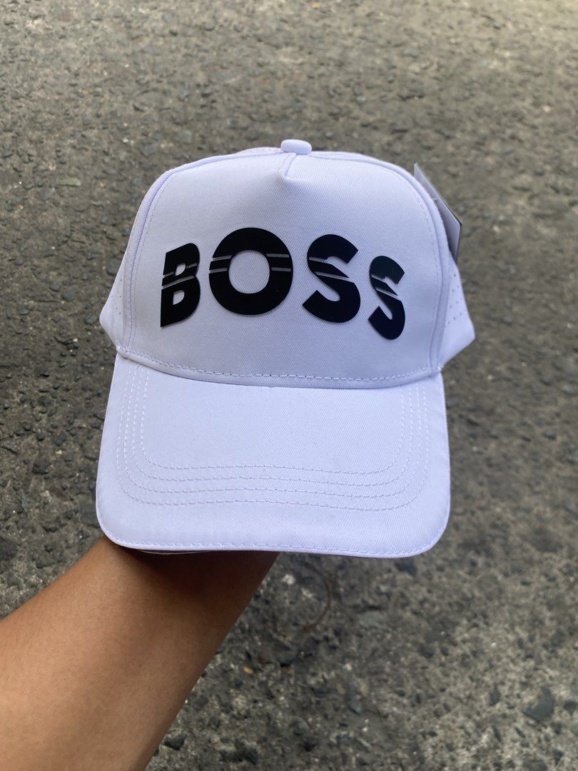 Hugo Boss big logo Golf caps perforated (Category: Caps & Hats) located in Manila. Submitted by ownywest833 (Listing ID 1437553614, Image 2). Description: brandnew with hangtags 1299 each only.