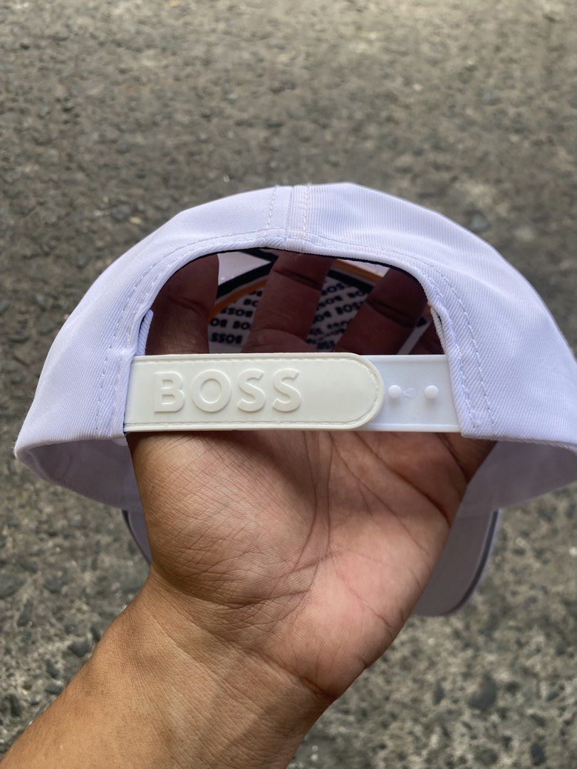 Hugo Boss big logo Golf caps perforated (Category: Caps & Hats) located in Manila. Submitted by ownywest833 (Listing ID 1437553614, Image 3). Description: brandnew with hangtags 1299 each only.
