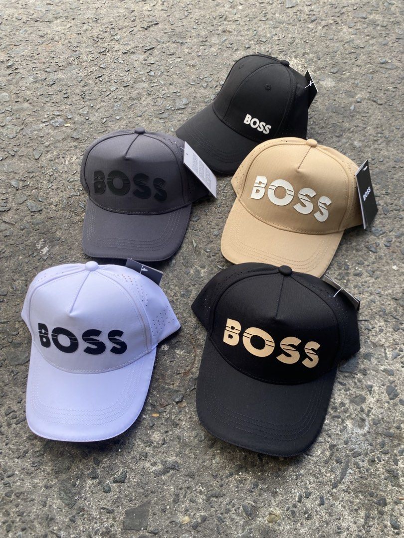 Hugo Boss big logo Golf caps perforated (Category: Caps & Hats) located in Manila. Submitted by ownywest833 (Listing ID 1437553614, Image 1). Description: brandnew with hangtags 1299 each only.