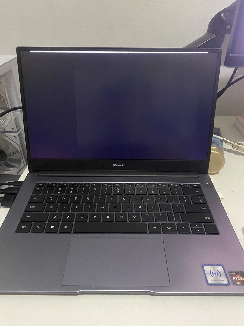 Huwawei D14 (Category: Laptops & Notebooks) located in Alicante. Submitted by nocturneapparel (Listing ID 1437515698, Image 1). Description: Huawei MateBook D14 Laptop Ryzen 5 3500U | 8GB RAM | 512GB SSD 💸 ₱11,500 Negotiable ✅ Smooth performance for school, work, browsing, streaming, and light gaming ✅ Works perfectly when connected to an external monitor via HDMI ✅ Fast boot and responsive performance ✅ Original charger included Specs: • AMD Ry