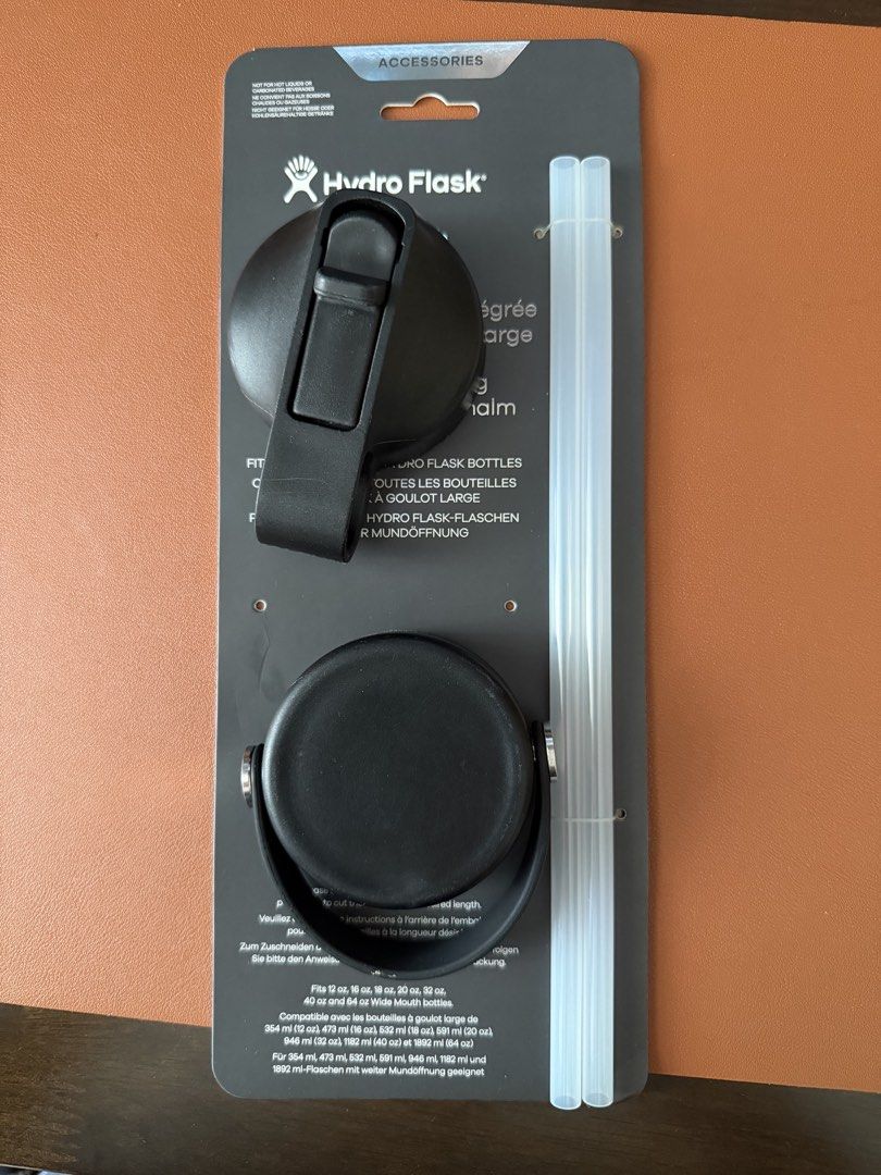 Hydro Flask Wide Mouth Flex Straw Cap - Black452215656877936640